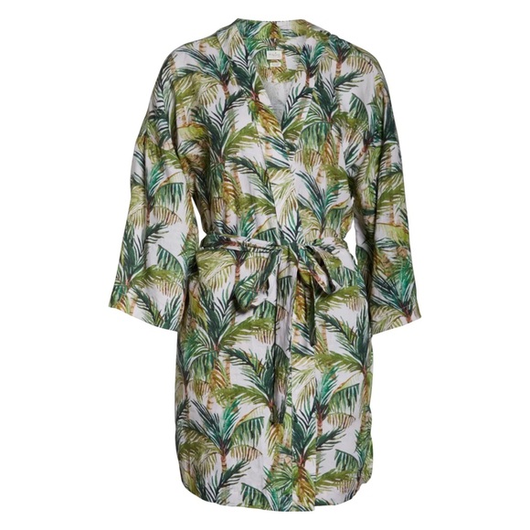 🆕 The Lazy Poet Lola Frond Short Robe - Picture 4 of 5